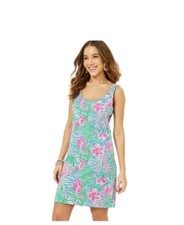 Lilly Pulitzer NEWBERRI Tank Dress, Amalfi Blue, Leaf It Wild, Size Medium NWT