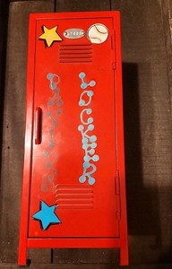 Mini Metal Locker 11" personalized for someone named David