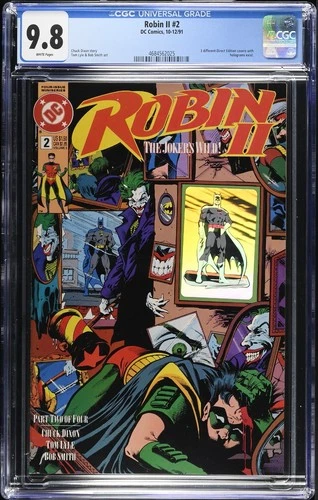Robin II #2 CGC 9.8 DC 1991 Batman Hologram Covers The Joker's Wild DCU 1 Graded
