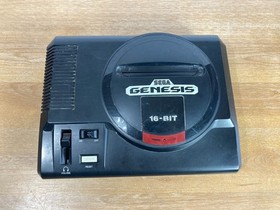Sega Genesis Console 16-Bit - (1601) BUNDLE w/Controller Genistick Cords 7 Games
