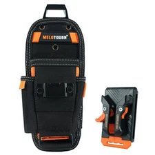 MELOTOUGH Small Tool Pouch with Quick Release Belt Clip,Clip On Tool Belt Pou...