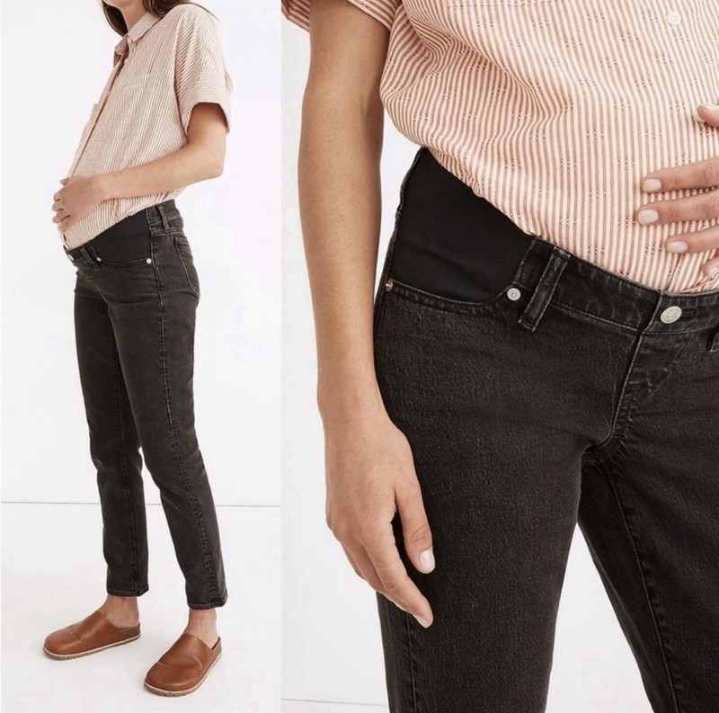 Madewell Maternity Size 27 Black Lunar