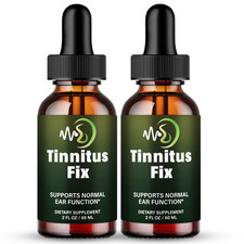  2 Pack Tinnitus Fix Drops - Premium Liquid Drops for Ear and Hearing Support