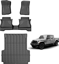 Floor Mat Bed Mat Compatible with 2020-2025 2026 Jeep Gladiator JT Floor Mat ...