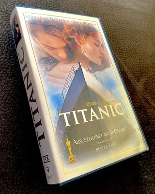 VHS-Video-Kassette 📼 TITANIC 🚢🧊💑 Leonardo di Caprio & Kate Winslet Kultfilm! - Bild 1 von 4