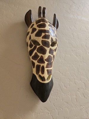 Design Toscano Tribal Style Giraffe Mask Wall Plaque