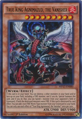 True King Agnimazud, the Vanisher - MP17-EN080 - Ultra Rare - 1st Edition x1 - L