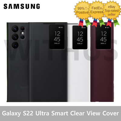 SAMSUNG Galaxy S22 Ultra 5G smart Clear view cover Official