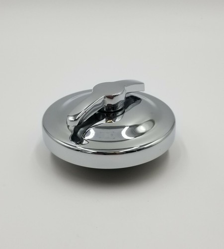 Chrome Oil Tank Cap for Harley Panhead Shovelhead Sportster 1956-84 #62610-52A - Picture 2 of 8