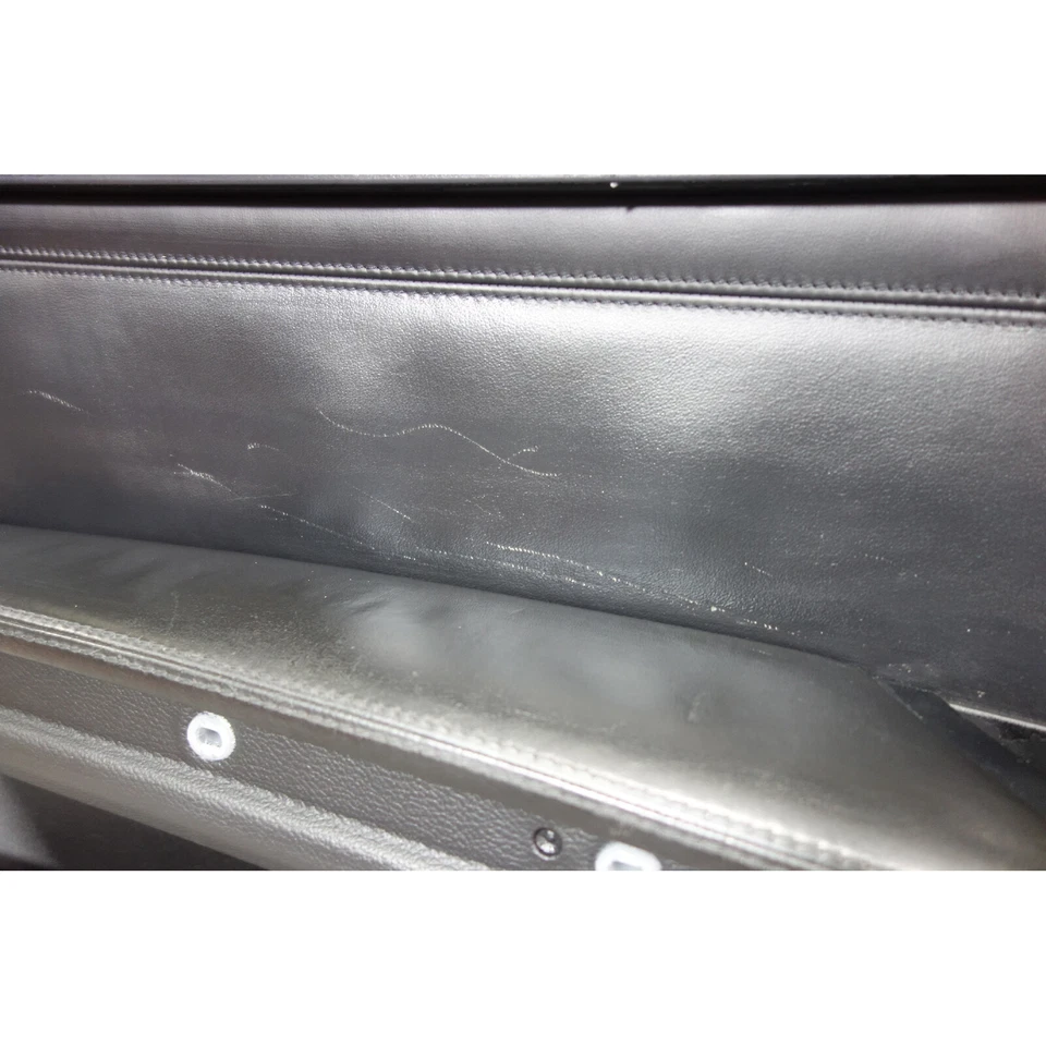 BMW E92 E93 M3 2008-2013 2 puertas interior panel puerta embellecedor revestimiento par cuero negro Foto 4 de 4