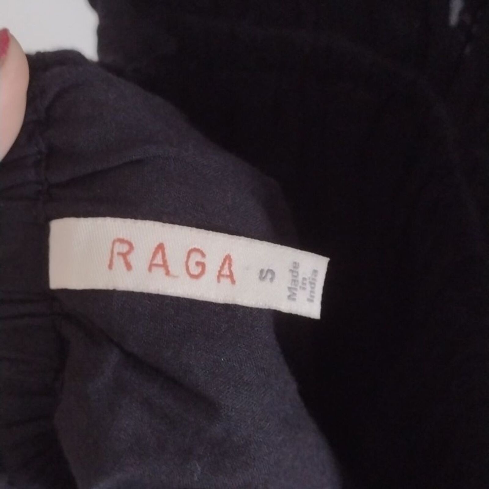 Raga Black Backless Crochet Lace Mini Fit and Fla… - image 7