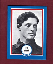 #49 BIG ED WALSH, White Sox ~ 1976 Shakeys Pizza HOF/Baseball's Immortals card