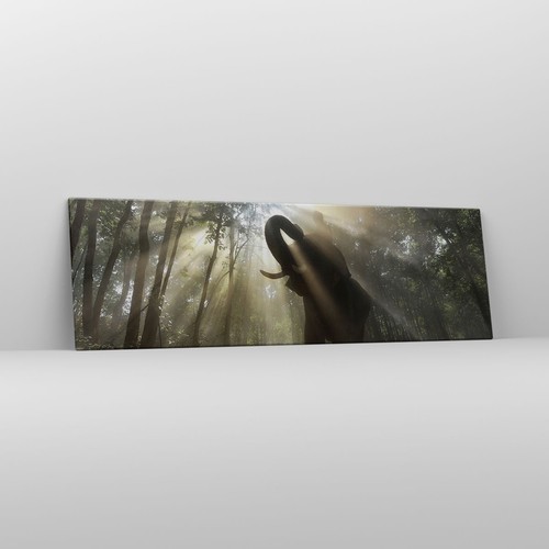 Quadro su Tela 160x50cm elefante giungla Stampe Immagini Quadri Moderni Murale - Foto 6 di 10