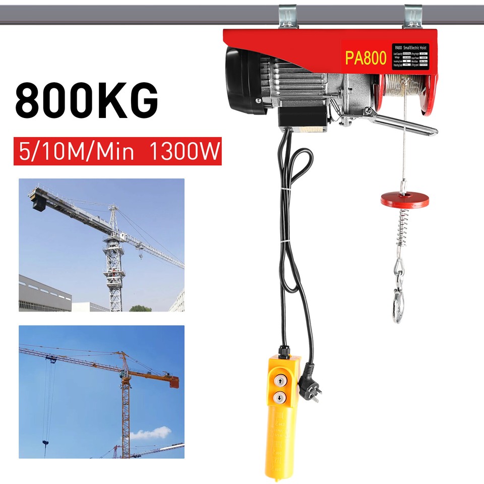 2001000KG Auto Electric Winch Hoist Crane Garage Engine Lift