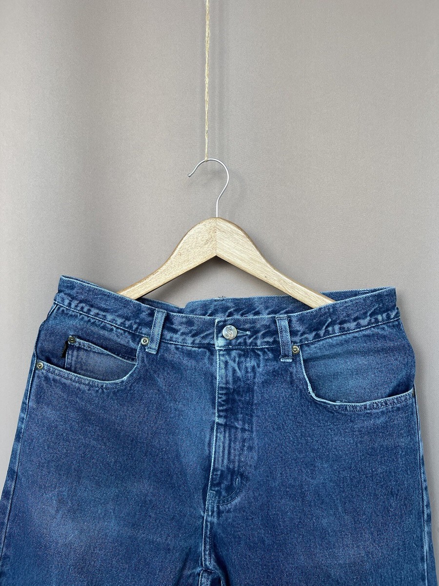 YSL サイズ34 Yves Saint Laurent Jeans Wear Blue Pants Size 34/32 Vintage