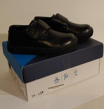 NIB - NEW KIDS JUNIOR - Original Penguin  FELTON  SHOES BLACK - SIZE 8