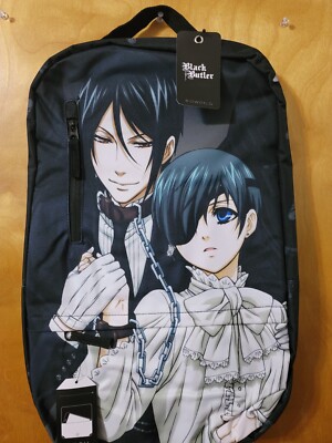 black butler mini backpack Black Butler Sebastian and Ciel Backpack