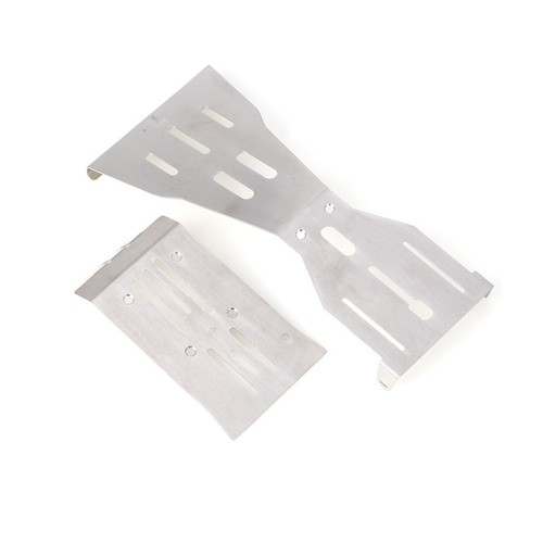 LCX 1/10 RC Truck Stainless Steel Chassis Guard Skid Plate for Arrma Fury 2WD - Picture 4 of 7