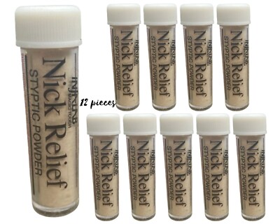 Infalab Magic Touch Instant Relief Styptic Powder:Swift Healing for Nicks(12pcs)