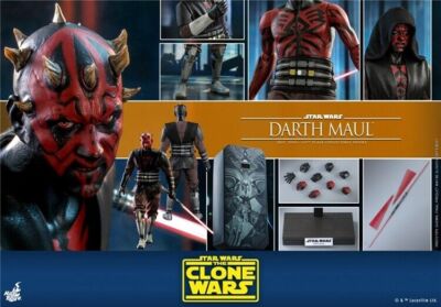 ホットトイズTMS024 スター・ウォーズ ダース・モール Darth Maul New Hot Toys TMS024 Star Wars The Clone Wars Darth Maul 1/6 Action