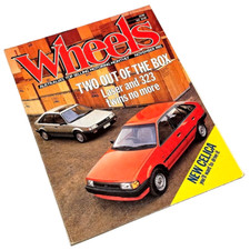 WHEELS November 1985 Toyota Celica Nissan Skyline Gazelle Alfa Romeo Mazda 323