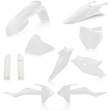 ACERBIS FULL PLASTIC KIT WHITE KTM 85 SX 17/14 2018-2023 2686020002 fitment