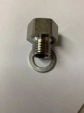 B9 M12x1.5MM to 1/8 NPT Stainless Steel GM LS Engine Water Port Gauge Or Sensor