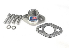 Female 1/2 NPT Stainless Exhaust adapter for some Small Briggs  Tecumseh motor