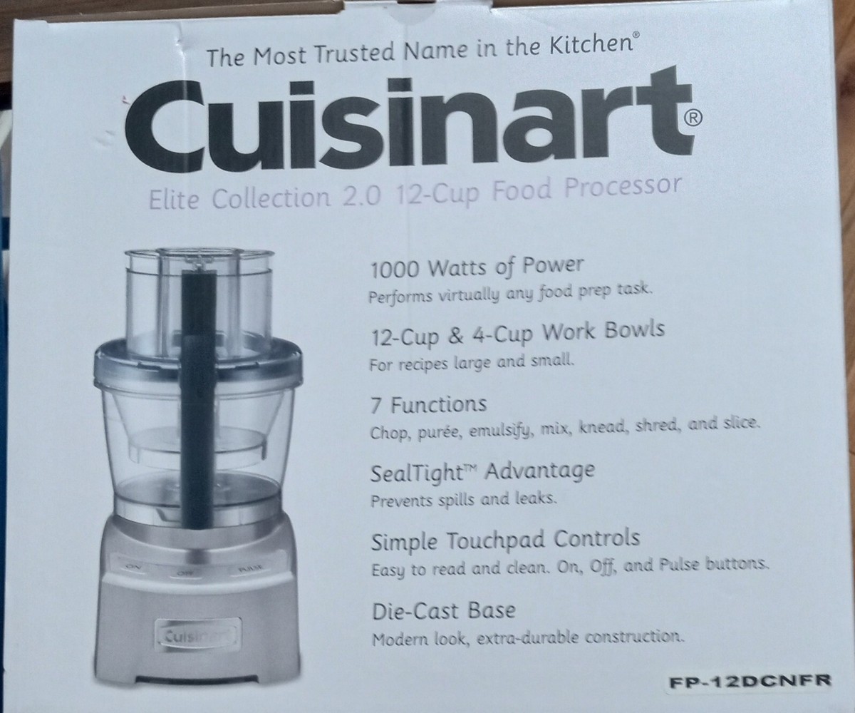 Cuisinart Elite Collection 12-Cup Die Cast Food Processor NIB