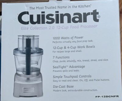 Cuisinart Elite Collection 12-Cup Die Cast Food Processor NIB