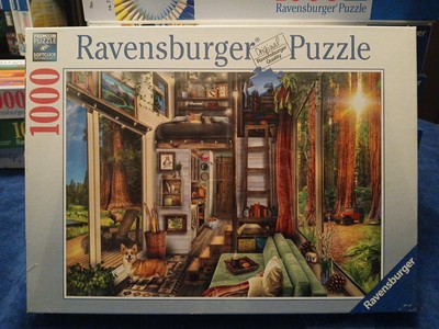 NEW & SEALED Ravensburger 17496 Redwood Forest Tiny House 1000 Pc Jigsaw Puzzle