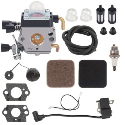 Carburetor Kit For STIHL FS80R FS85 FS80 HS80 HT75 HS75 HS85 KM85 ignition coil