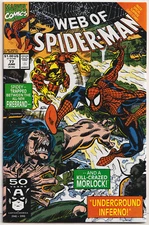 Web of Spider-Man 77 NM+ 9.6 Marvel 1991 Firebrand Alex Saviuk