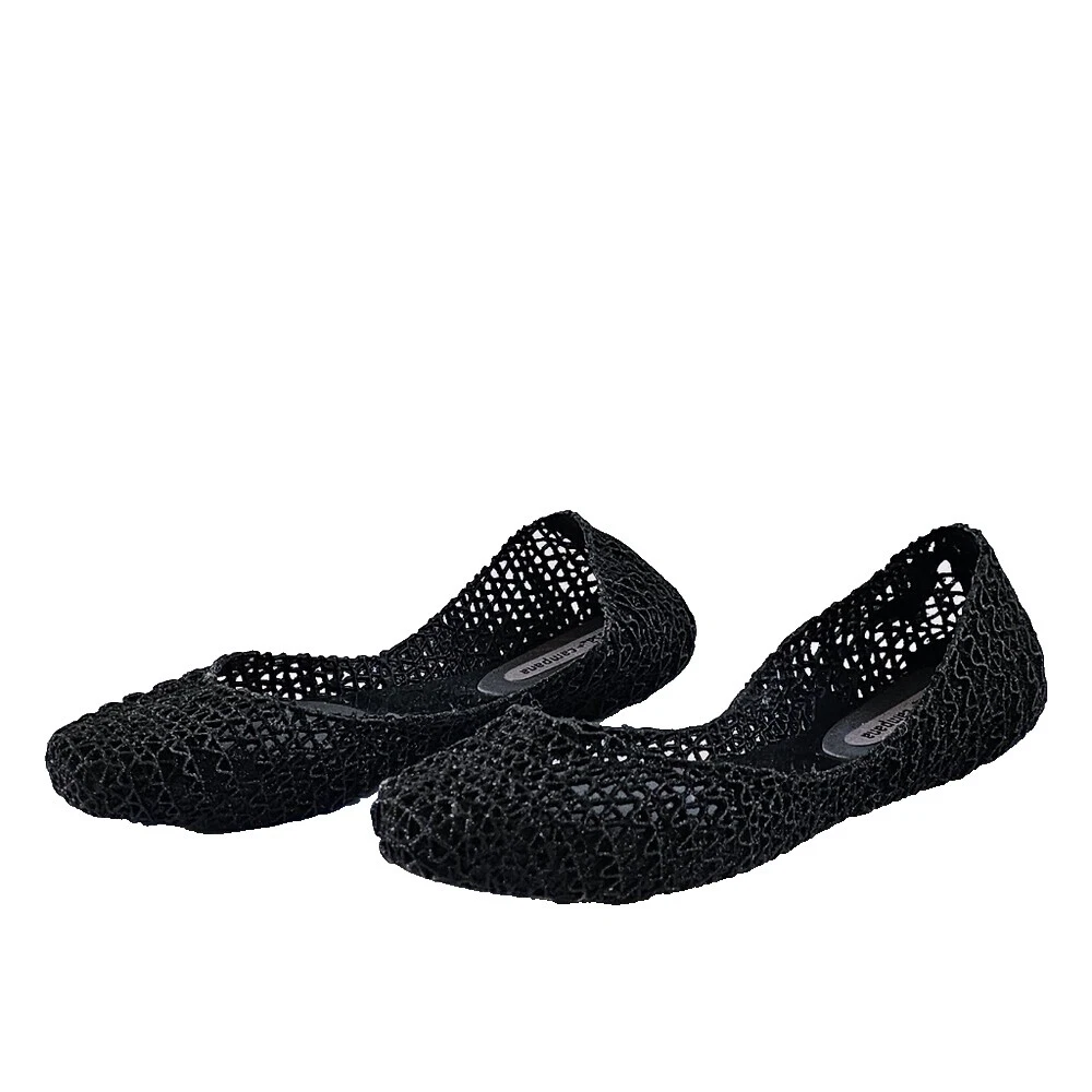 Black Mini Melissa Jane Character Shoes for Girls
