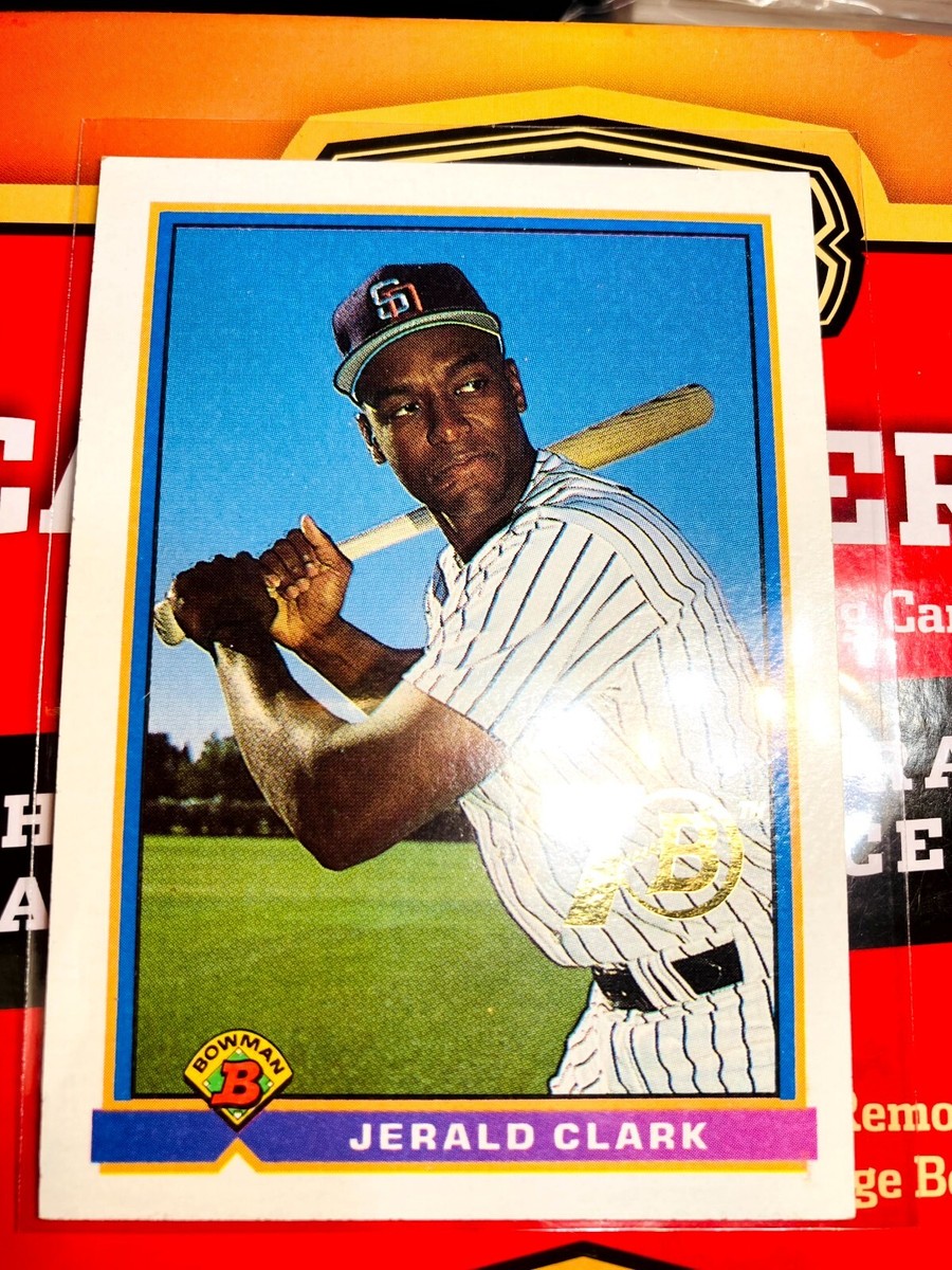 1991 Bowman Jerald Clark #658 v146 FOIL STAMP BUYBACK PADRES