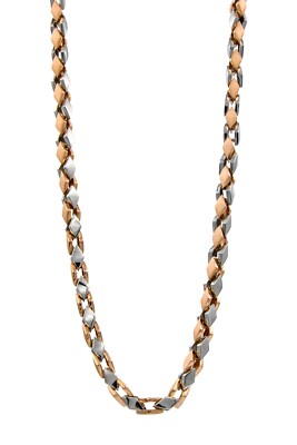 23 PT950 Platinum Designer Chain 18k Gold
