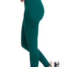 Zenana Premium Brushed Microfiber Leggins Dark Green Sz 1x, 2x, 3x