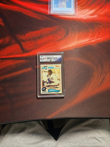 1982 Topps Lawrence Taylor Rookie Card HGA 8 EBay