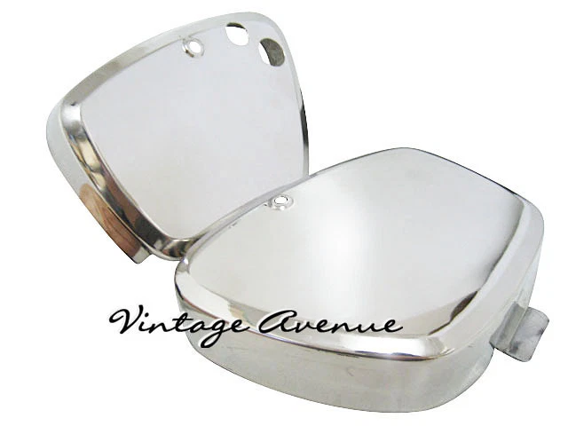 HONDA C100 CA100 C102 CA102 C105 CA105T CA100T SIDE COVER *W/ KEY LAMP HOLE* [V] — 第 2/4 张图片