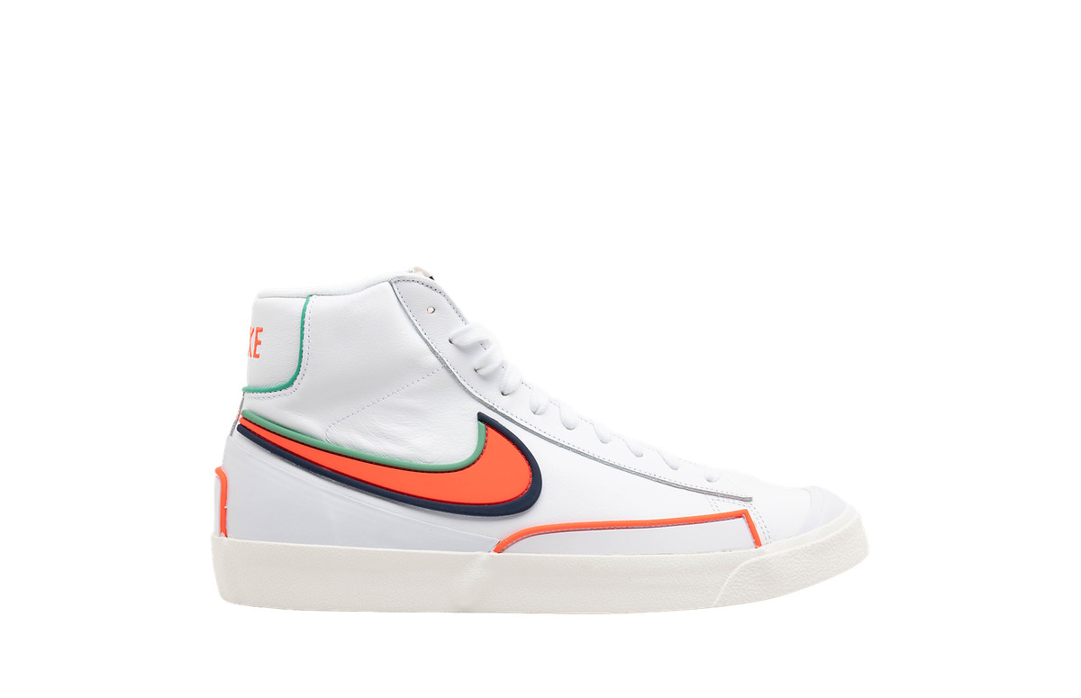 【NIKE】BLAZER MID 77 INFINITE SHOE Nike Blazer '77 Infinite Mid White Blue Void Crimson for
