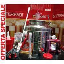 KIT DI FERMENTAZIONE BIRRA ACCIAIO INOX 18/10 FUSTO 30LT+ACCESSORI PROFESSIONALE