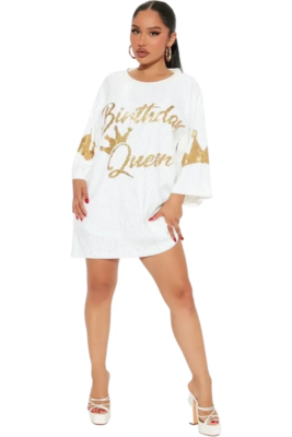 queen of sparkles birthday dress Black Full Sequin Wine Glass Tank Dress – Queen of Sparkles main image 0