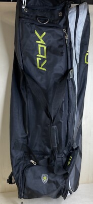 Large 36'' Black Rolling RBK Reebok Lacrosse Equipment Sports Gear Duffle Bag