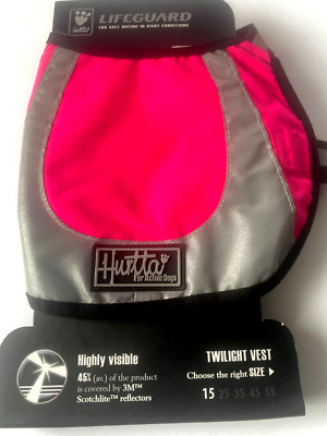 Lifeguard Twilight Weste Reflektorweste Sicherheitsweste neonpink 15cm HU970