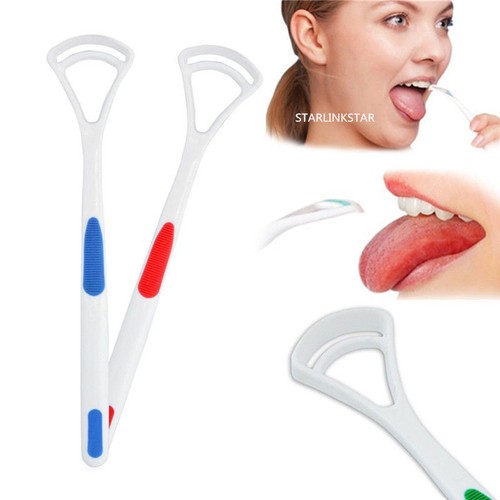 Tongue Cleaner Oral Dental Care , Plastic Tongue Scraper eBay