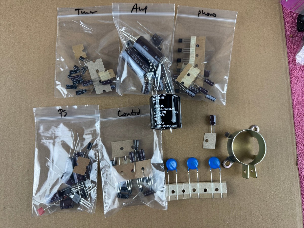 Pioneer SX-990 Complete Rebuild Kit High-Quality Receiver Recap