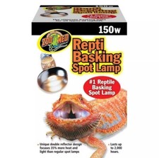  2 PACK Zoo Med Repti Basking Spot Lamp Replacement Bulb 150 Watts