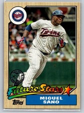 2017 Topps #87-16 Miguel Sano 1987 Future Stars 30th Anniversary