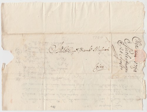 ITALY 1764 pre-stamp entire *GROAGOSTO-GOIRA* - 第 3/4 張圖片