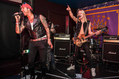 Diddi Kastenholt Jens Lundgren of Swedish hard rock band Bai Bang - Old Photo 1